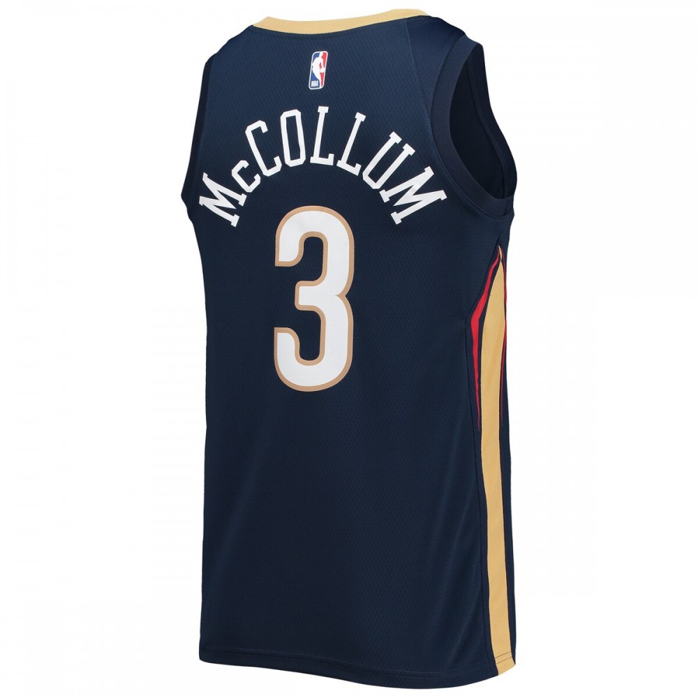 C.J. McCollum New Orleans Pelicans 2021/22 Swingman Jersey - Icon Edition - Navy-Pro Kit Vault | Brand New 26/27 Sports Jerseys